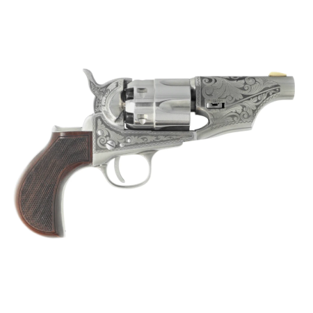 Rewolwer Pietta 1862 Colt Police Snubnose Thunderer Steel Old Silver Marshall .44